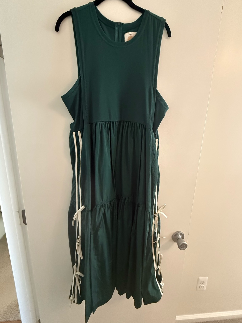 Daily Practice Bowline Tiered Midi Dress, size XL